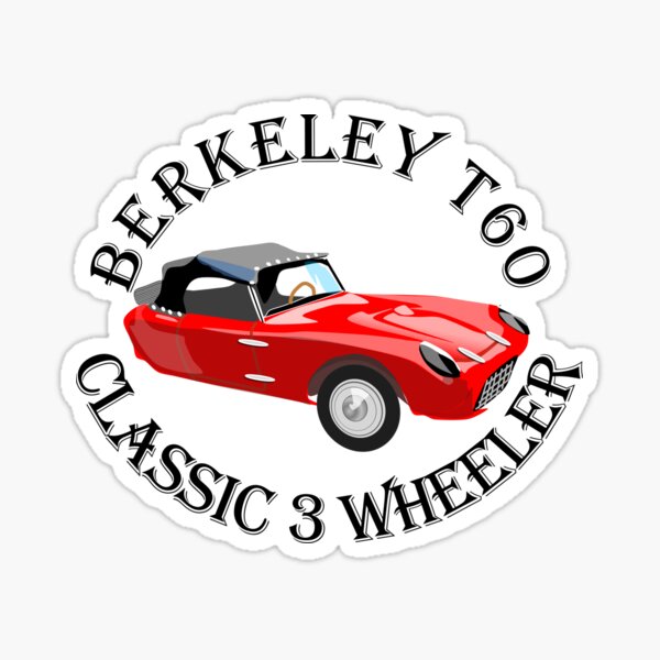 Aperçu de l'œuvre Berkeley T60 Classic 3 Wheeler créée et vendue par Fozzyartsales.