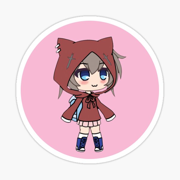 Gacha Life Series Cute Rogue Girl Sticker For Sale By Pignpix Redbubble