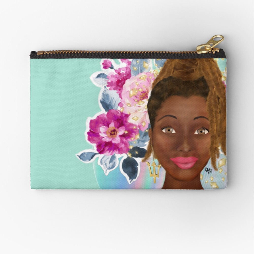 Bajan beauty (b) Zipper Pouch