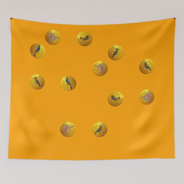 Item preview, Scattered birds and rising sun  designed and sold by MeyrellesMartin.