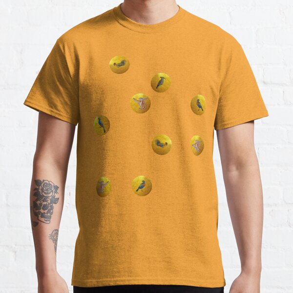 Scattered birds and rising sun Classic T-Shirt