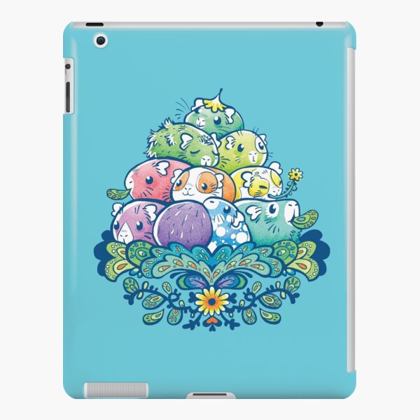 Blooming Piggy Pile in Blue iPad Snap Case
