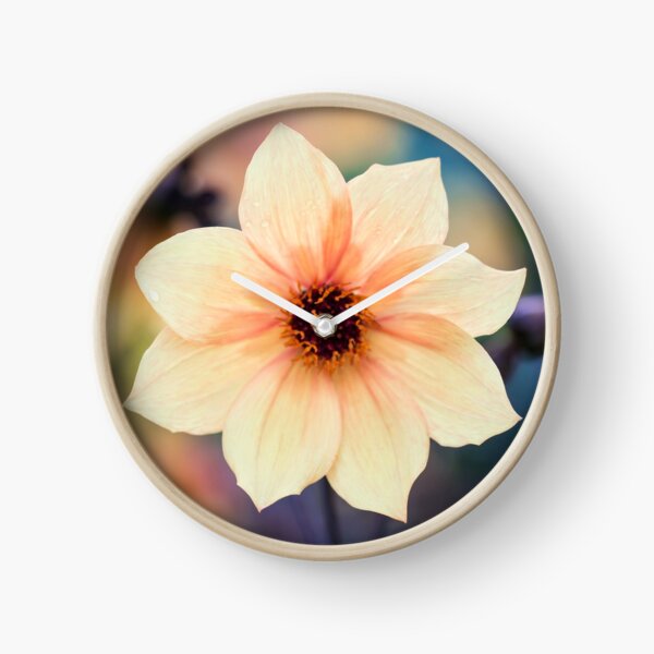 Yellow Summer Flower Clock