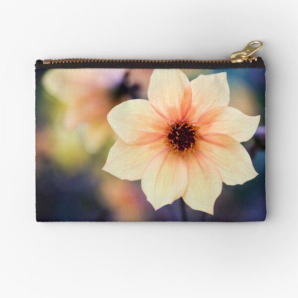 Yellow Summer Flower Zipper Pouch