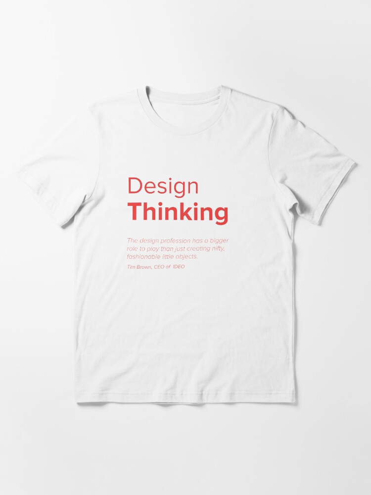 Design Thinking Think Big T Shirt By Seleporx Redbubble