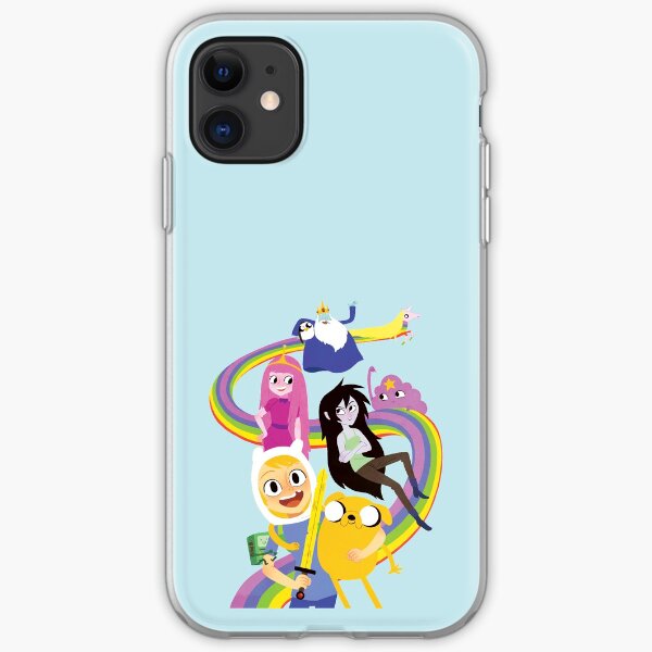 Adventure Time Group Design iPhone Soft Case