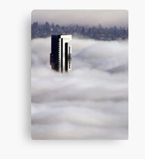 Shangri-La In The Fog Canvas Print