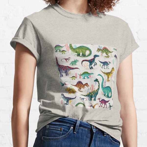 Artikel-Vorschau von Helle Dinosaurier, designt und verkauft von Katherine Quinn Illustration.