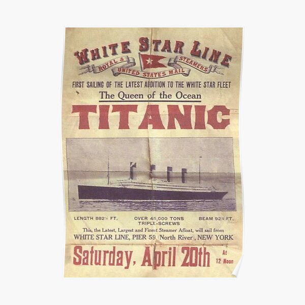 Titanic Poster Poster