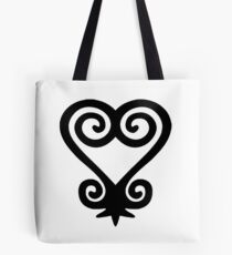 Sankofa Afrocentric design African Adinkra Symbol Black Ghana Tote Bag