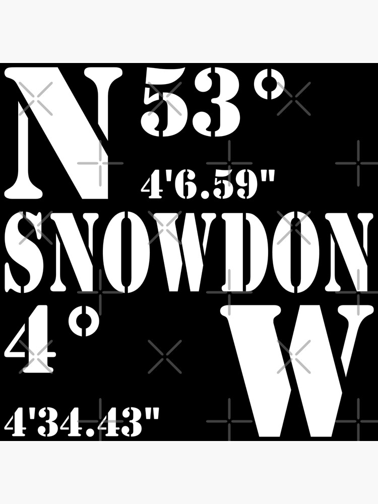 Disover Snowdon Premium Matte Vertical Poster