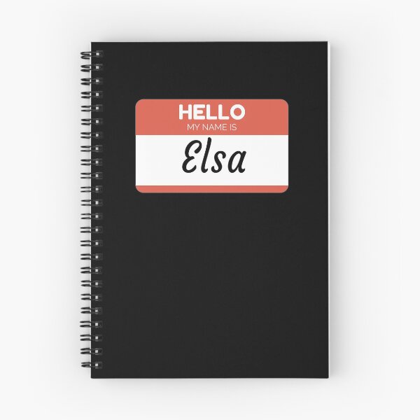 Item preview, Elsa -  Hello My Name Is Elsa Funny Gift For Someone Named Elsa designed and sold by Bontini.