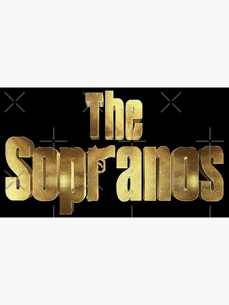 Discover The Sopranos Gold Premium Matte Vertical Poster
