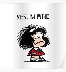 Póster Mafalda loca