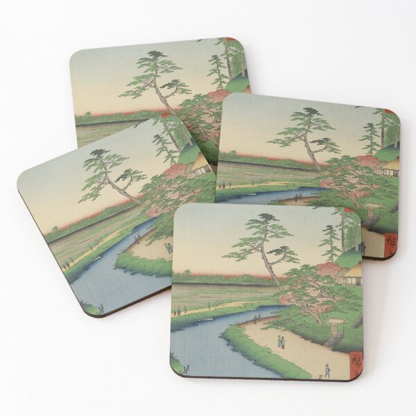Item preview, Spring Trees on Aqueduct Ukiyo-e Japanese Art designed and sold by VintageArchive.