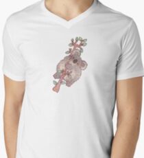 Chubby Koala T-Shirt mit V-Ausschnitt für Männer