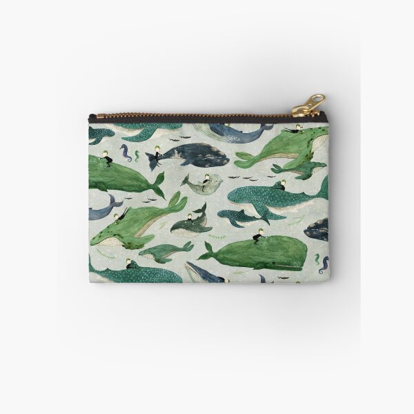 Item preview, Whale rider {green and purple} designed and sold by Katherine Quinn Illustration.