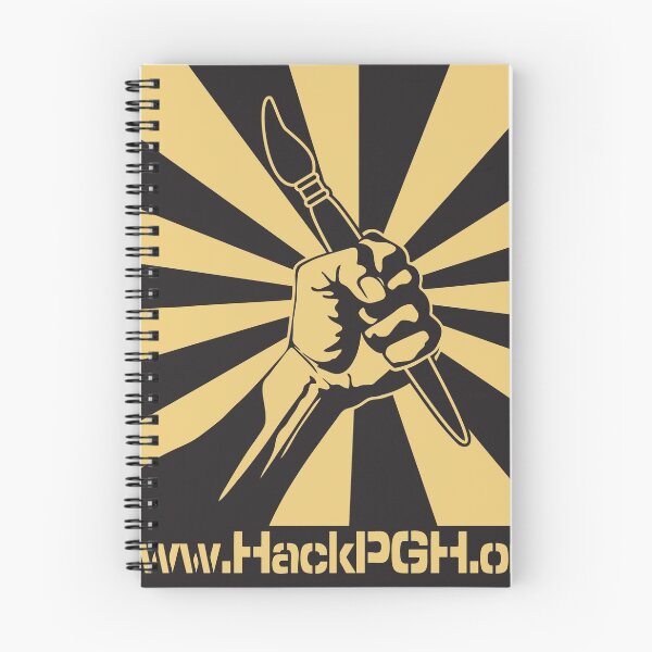Aperçu de l'œuvre HackPGH Logo - Pinceau, Rectangle créée et vendue par hackpgh.