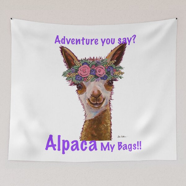 Item preview, Alpaca My Bags Shirt, Alpaca Art, Alpaca Mug designed and sold by leekellerart.