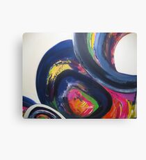 New Terrain modern abstract art print Canvas Print