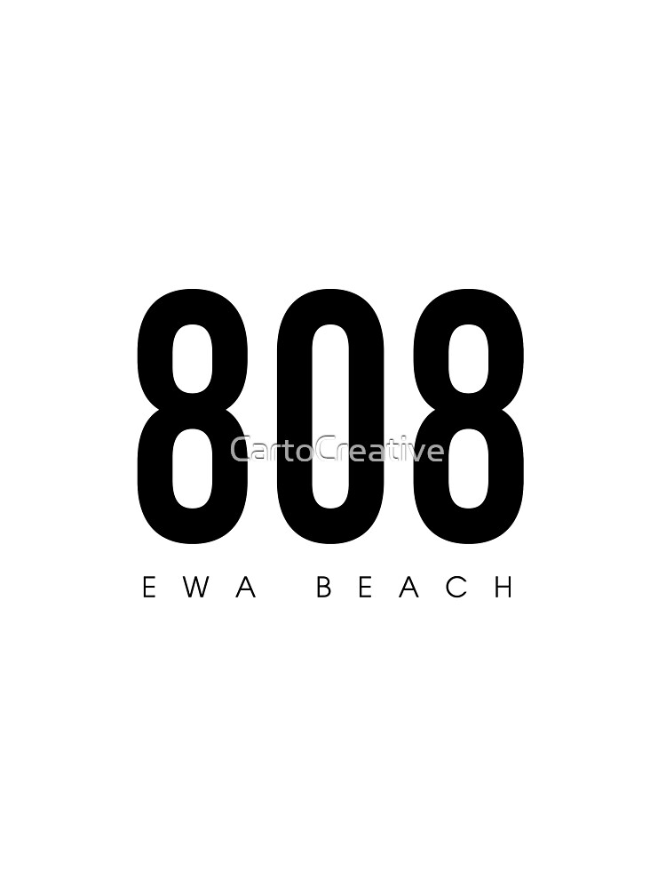 Ewa Beach Hi 808 Area Code Design Baby One Piece By Cartocreative Redbubble