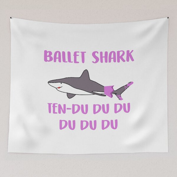 Item preview, Ballet Shark Ten-du du du du du Funny Meme designed and sold by ccheshiredesign.