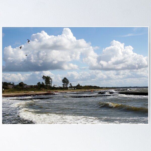 Item preview, Stormy Baltic Sea beach designed and sold by Yven-Dienst.