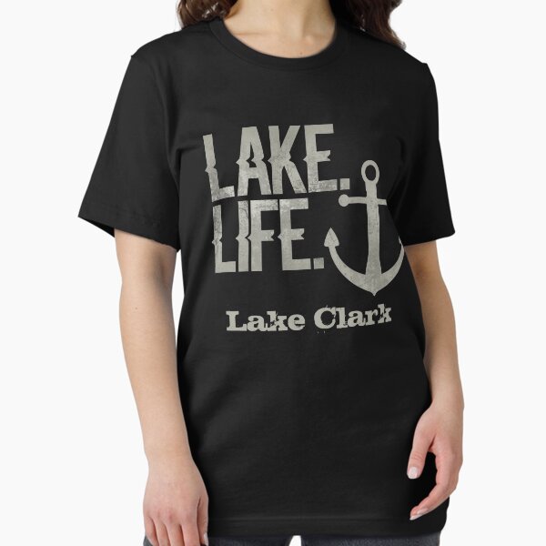 Item preview, Lake Clark Alaska Lake Life Nautical Themed with Anchor designed and sold by TeagoShirts.