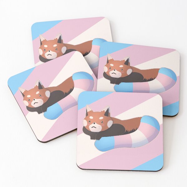 Item preview, Transgender Pride Red Panda designed and sold by celestialuka.
