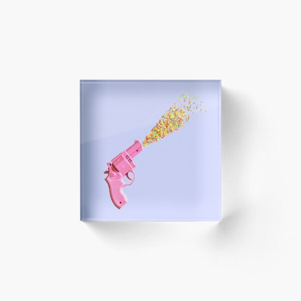 Candy Pistol Acrylic Block