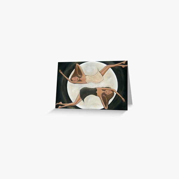 "Gemini Dreamers" Greeting Card