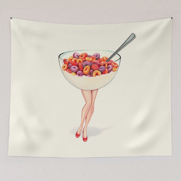 Item preview, Cereal Pin-Up: Fruit Loops designed and sold by Kelly  Gilleran.
