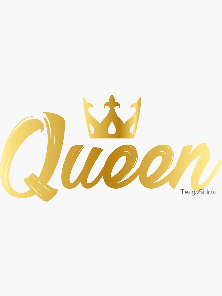 Queen crown royal gold headdress king golden Vector Image