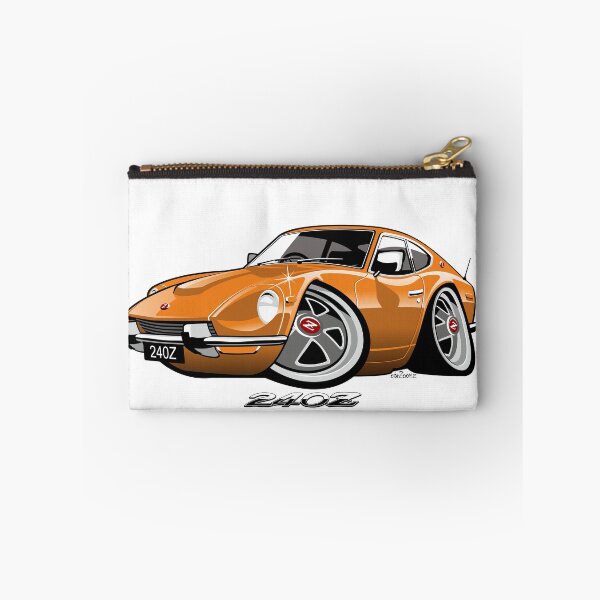 Item preview, Datsun 240Z caricature orange designed and sold by car2oonz.