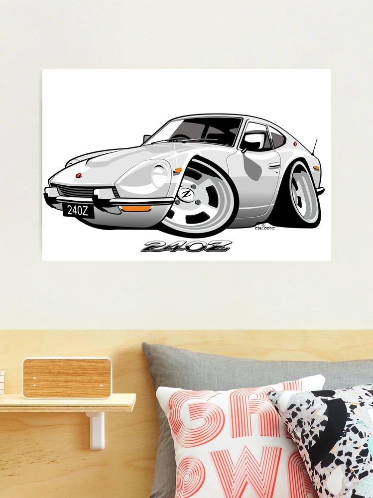 Kartoon Nissan 240Z SVG, Cartoon Vector, Art, Silhouette - Etsy