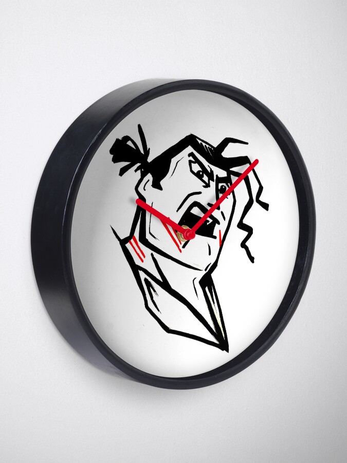 Alternate view of Scratched Up Samurai Jack™ Clock