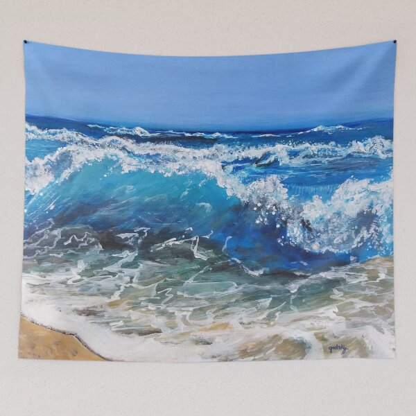 Item preview, Rough Sea Painting designed and sold by Paintings by gretzky.