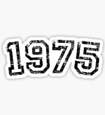 Year 1975 Vintage Birthday Sticker