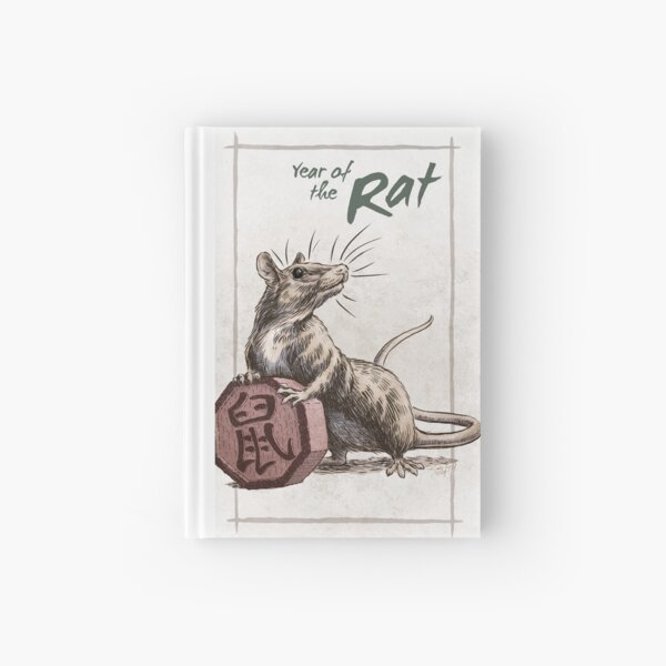 Chinese Zodiac - Year of the Rat Hardcover Journal