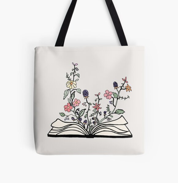 Artikel-Vorschau von Blumen wachsen aus Buch, designt und verkauft von andilynnf.