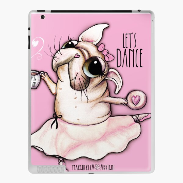 French Bulldog dancer, tea time iPad Skin