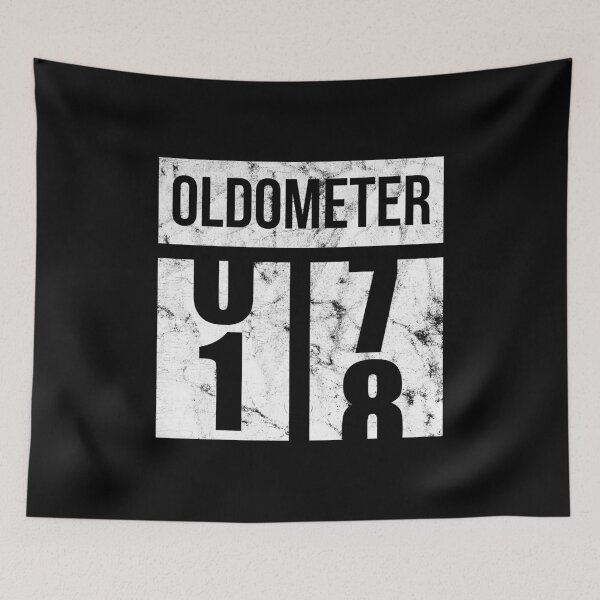 Item preview, 18 Oldometer 18th Birthday Gift Idea designed and sold by haselshirt.