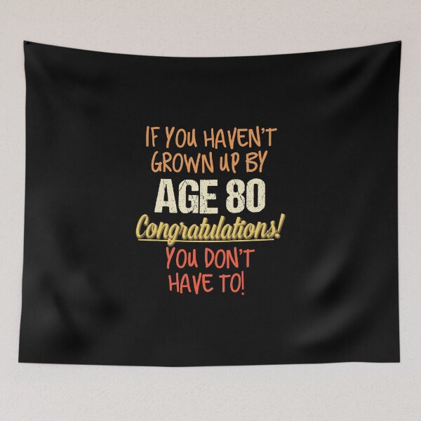 Item preview, Funny 80th Birthday Gift design 80 Years Old Funny Saying designed and sold by turtlebird.