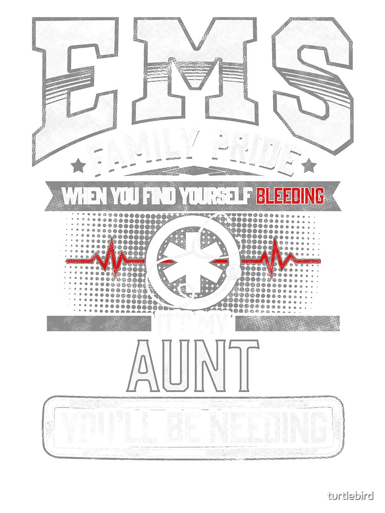 Proud Emt Aunt T-Shirt For Niece Nephew Support