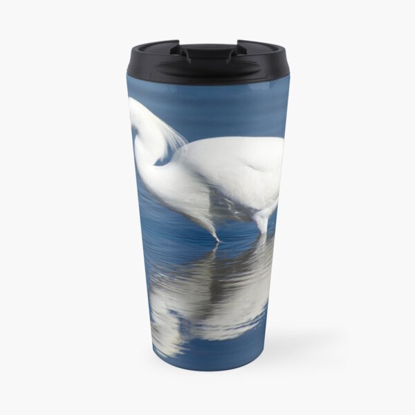 Bird series: Snowy Egret Travel Mug