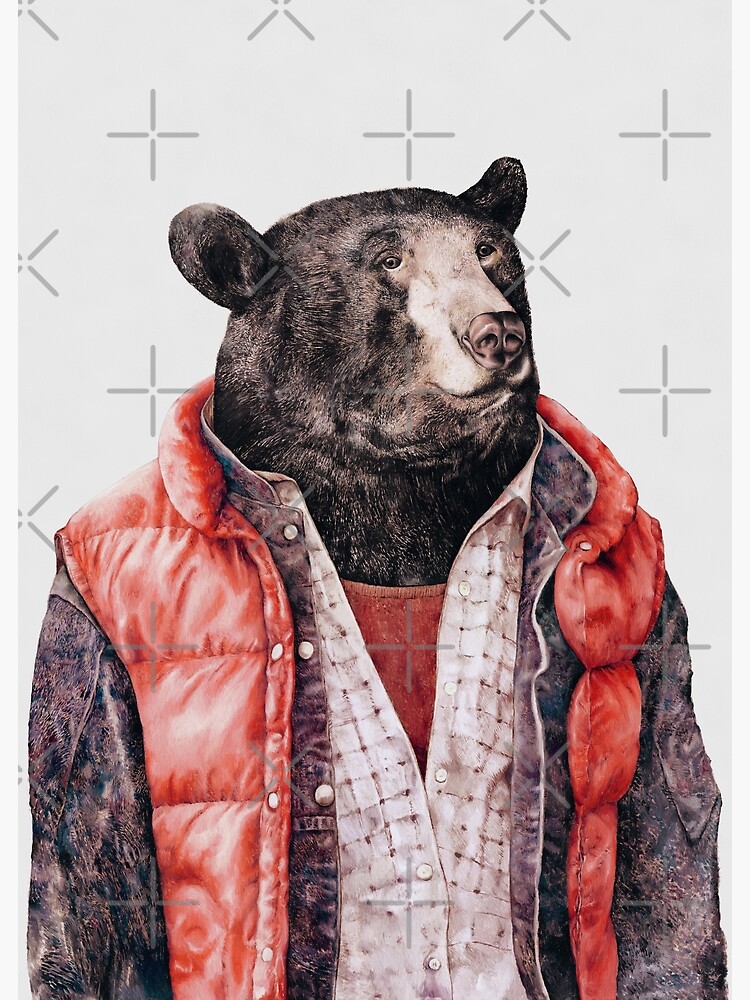 Disover Black Bear Premium Matte Vertical Poster