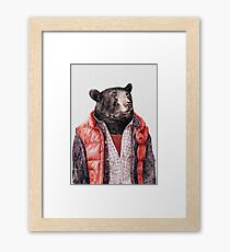 Black Bear Framed Print