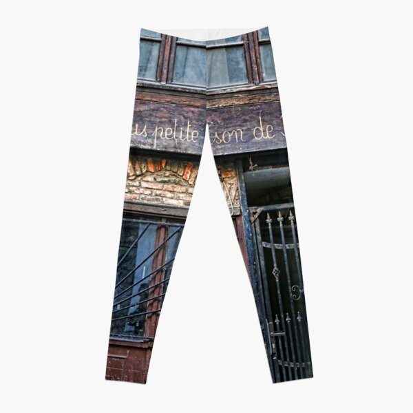 The smallest house in Brussels Leggings