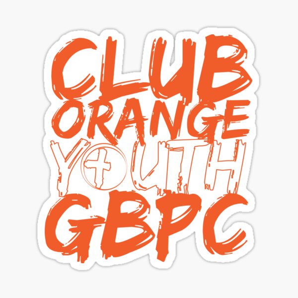Club Orange Youth 2014 Design Sticker