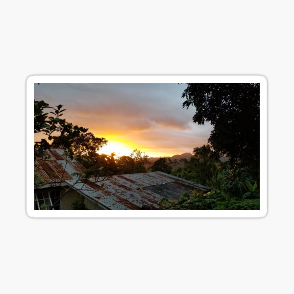The Sunset from my Mothers House Sticker